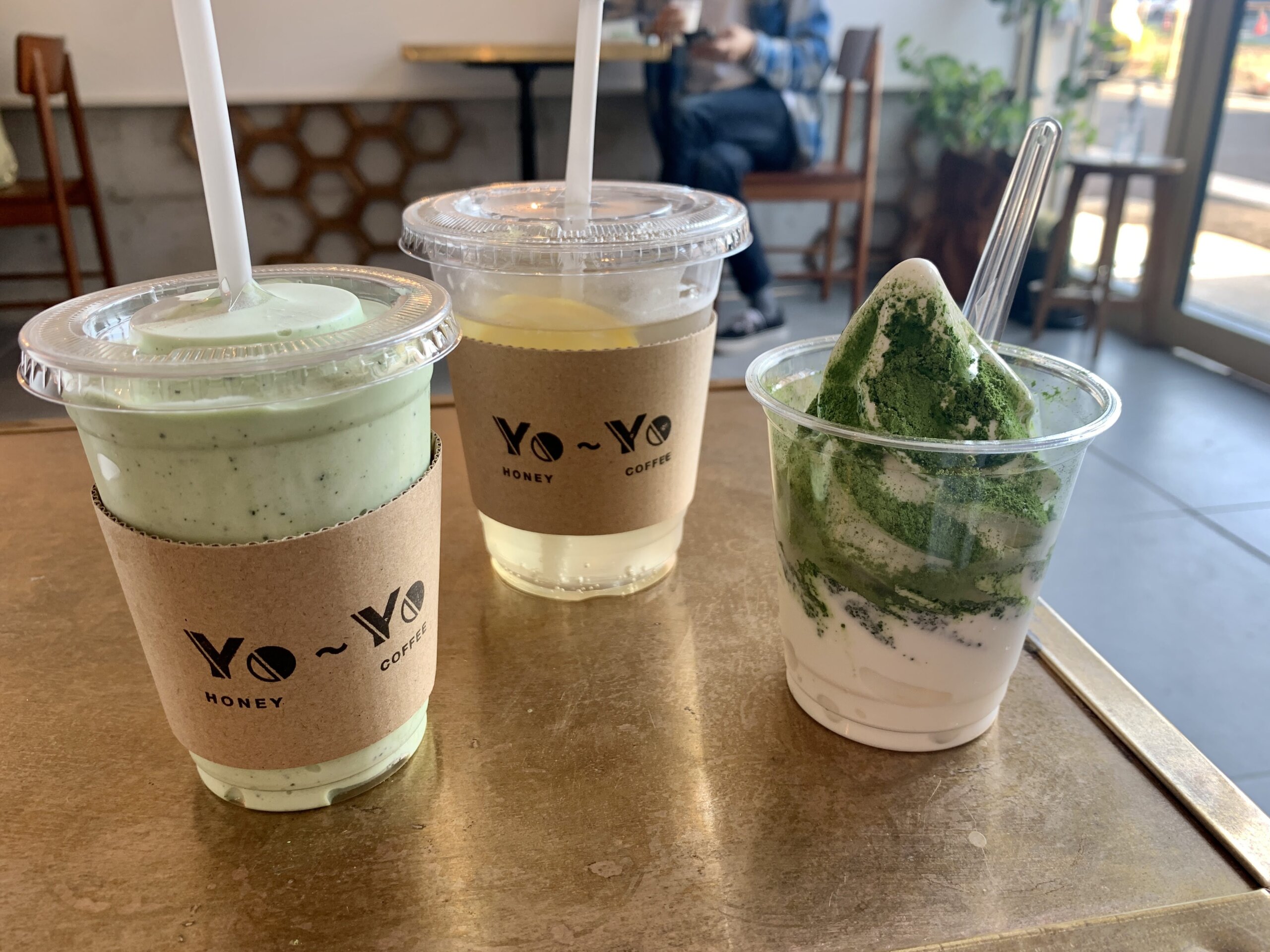 メニュー・駐車場情報】蜂蜜ソフトクリーム、抹茶塩シェイク「YO-YO